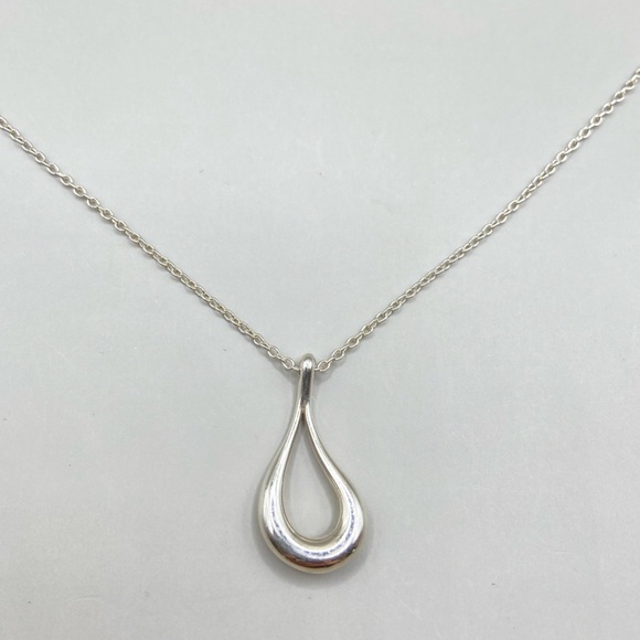 Tiffany & Co. Elsa Peretti Open Teardrop Necklace - Picture 1 of 8